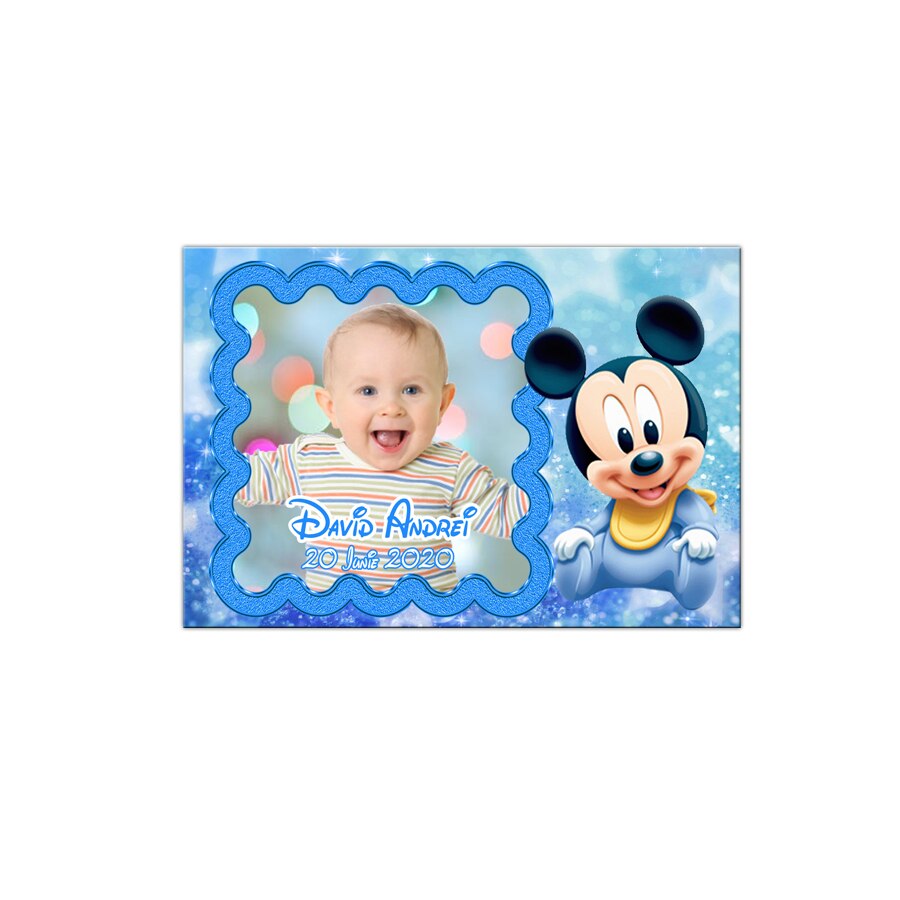 Marturii botez magneti, Mickey Mouse, nuanta bleu